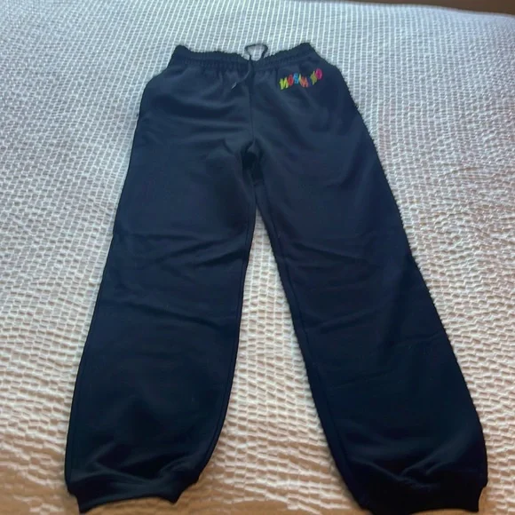 Moschino rainbow Logo Printed Jogging Pants . Unisex.. Size 4/38